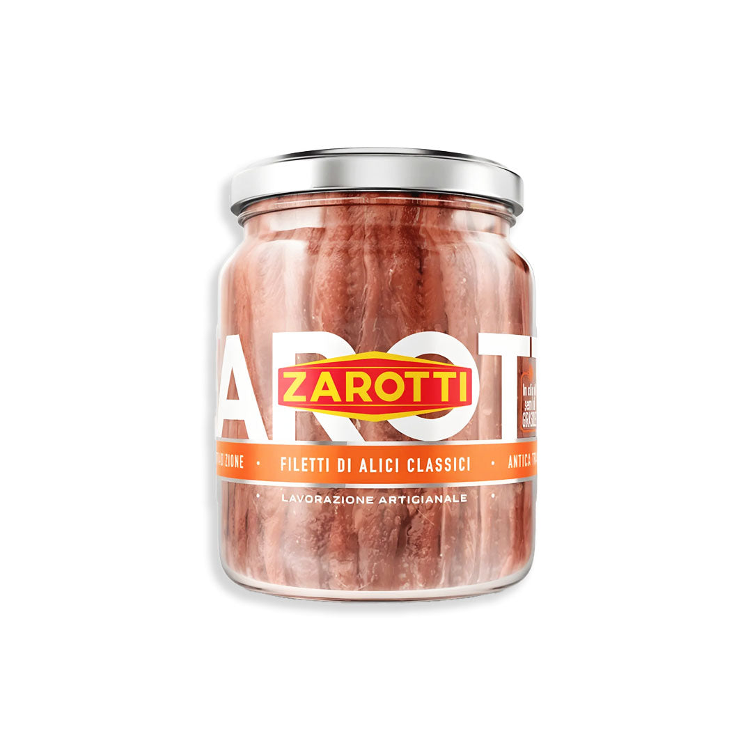 Jar of Zarotti product on a white background