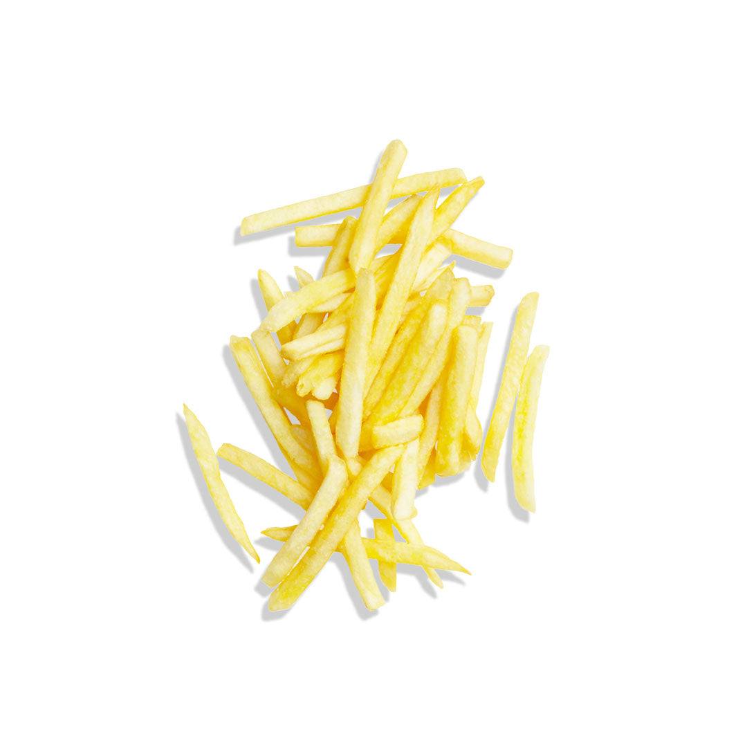 Golden crispy Lamb Weston French fries, flash-frozen for freshness, ideal for frying or baking