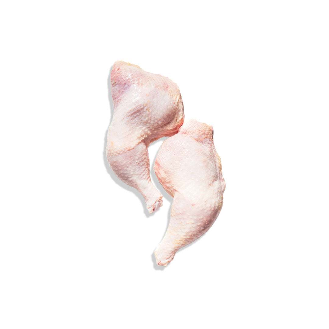 Fresh hormone-free full chicken legs ideal for roasting or grilling