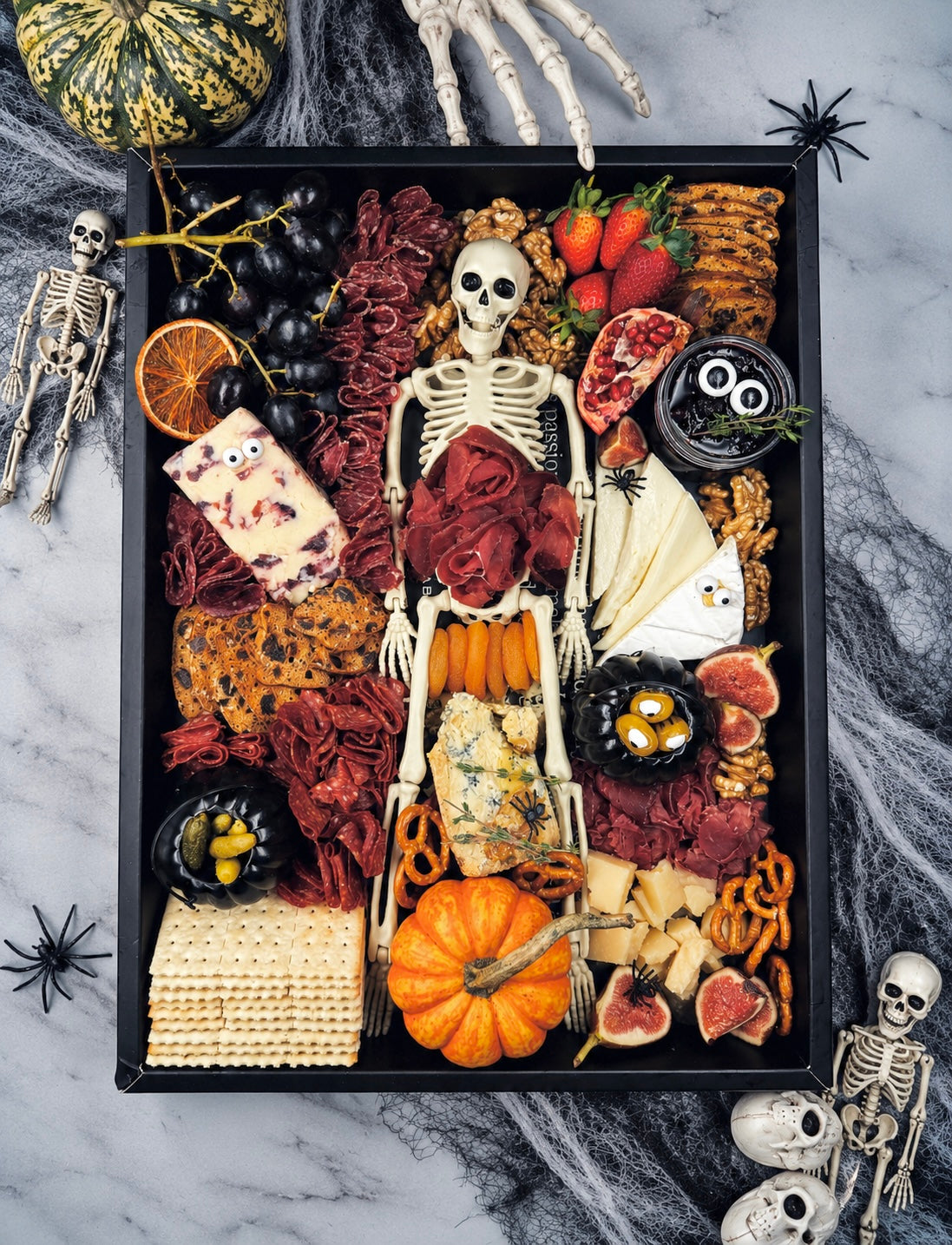 The Skeleton Feast – Premium Halloween Grazing Board