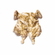 Herb & Butter Whole Chicken with crispy golden skin roasted to perfection