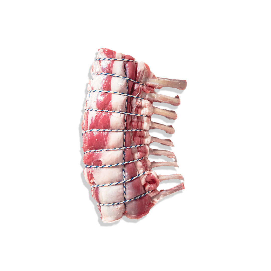 Raw lamb rack 