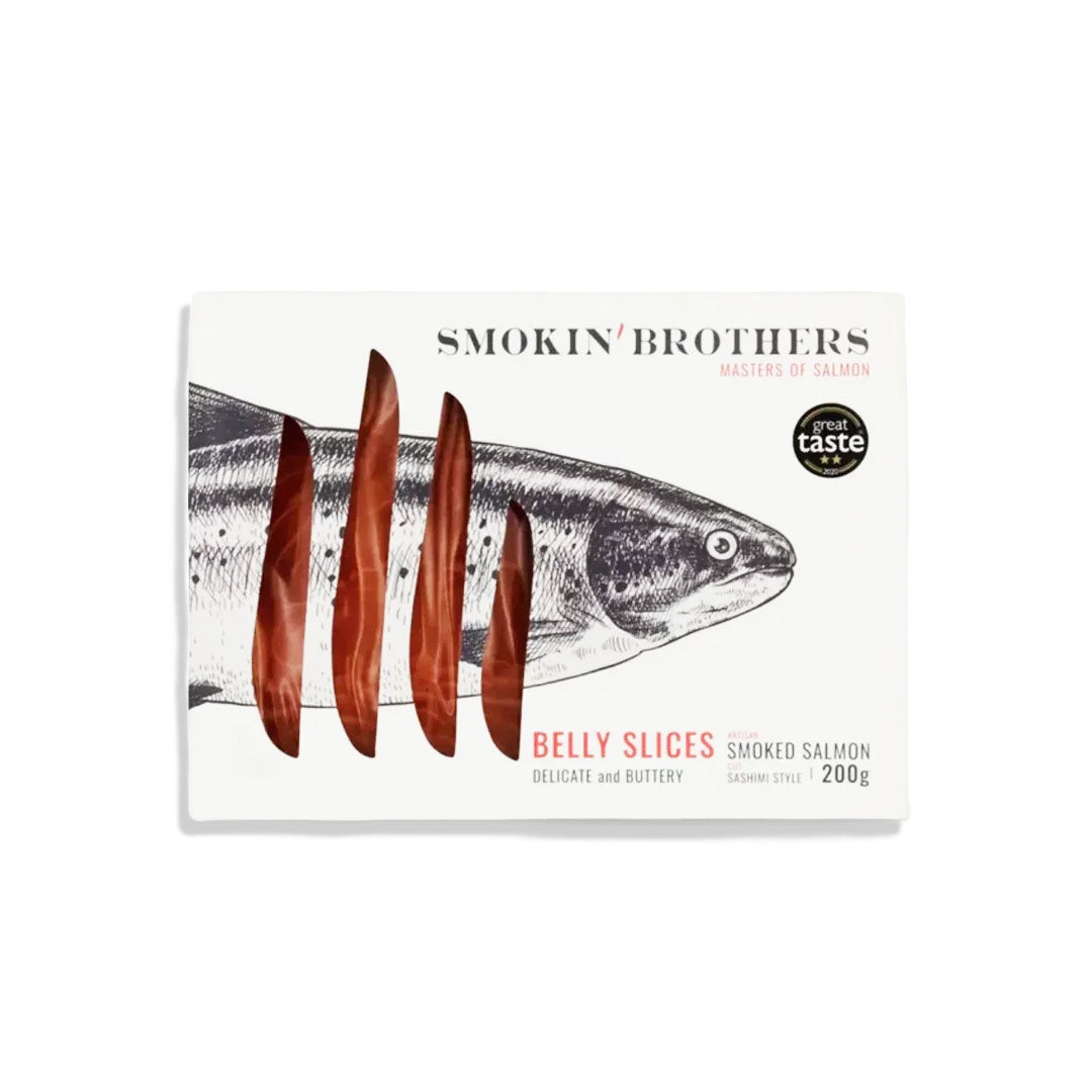 Smoked Salmon Belly Slices 200g