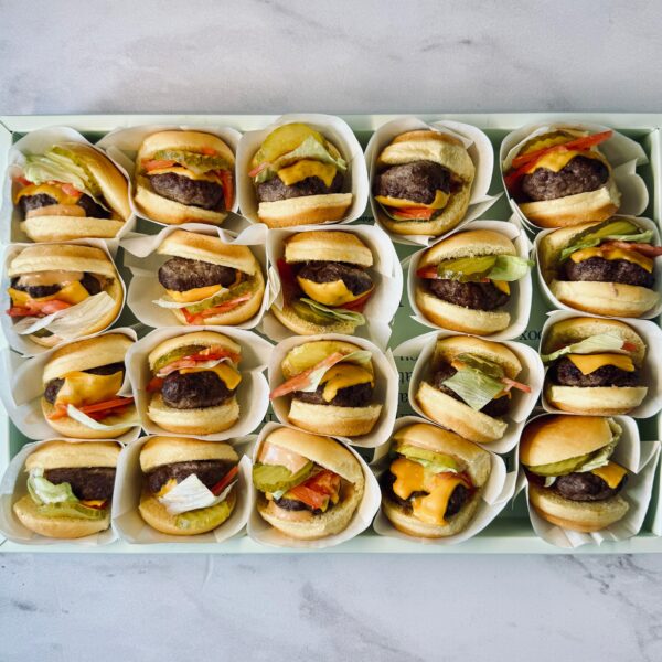 Angus Beef Sliders Box of 20 Pieces