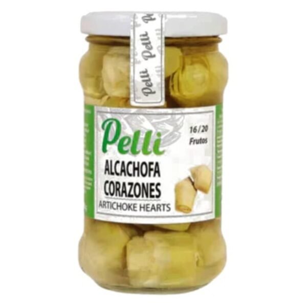 Artichoke Hearts 16/20 in Brine Pelli -290g Glass Jar