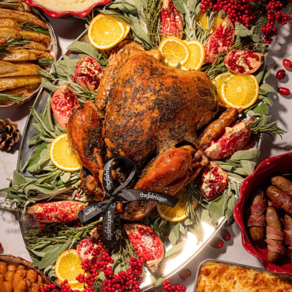 Roasted Whole Turkey With Sides