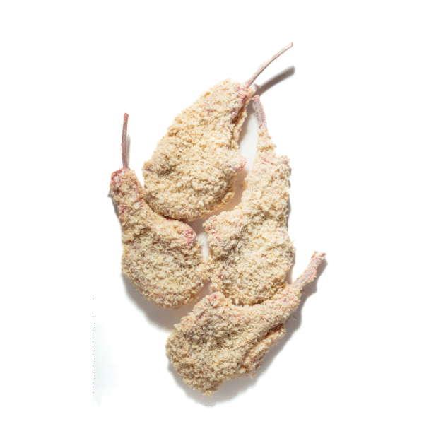 Lamb Cutlets Crumbed -(4pcs)