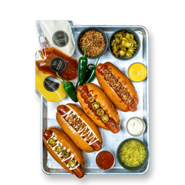Hot Dog Box  it for 4 Ppl