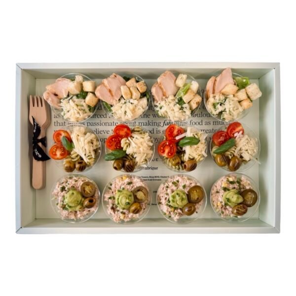 Assorted Mini Salads Box of 12 Pieces