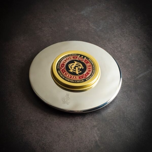Silver Caviar Ring box