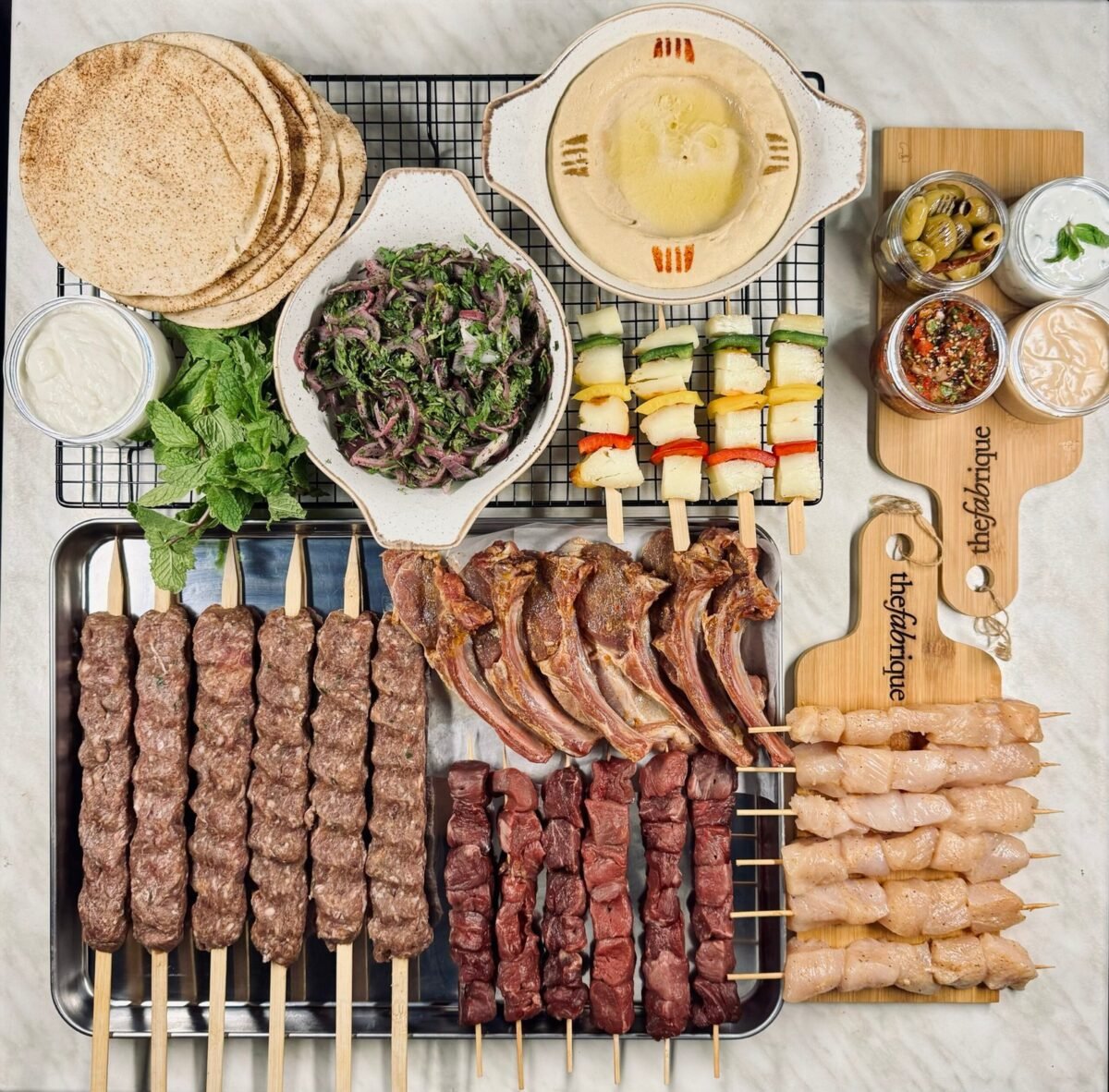 Middle Eastern BBQ Box Serve Up to 12 People - Image 1