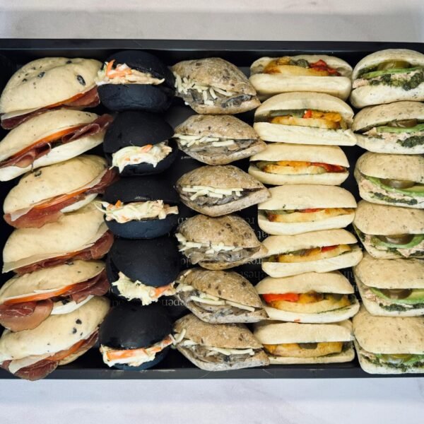 Assorted Mini Sandwiches Box of 30 Pieces