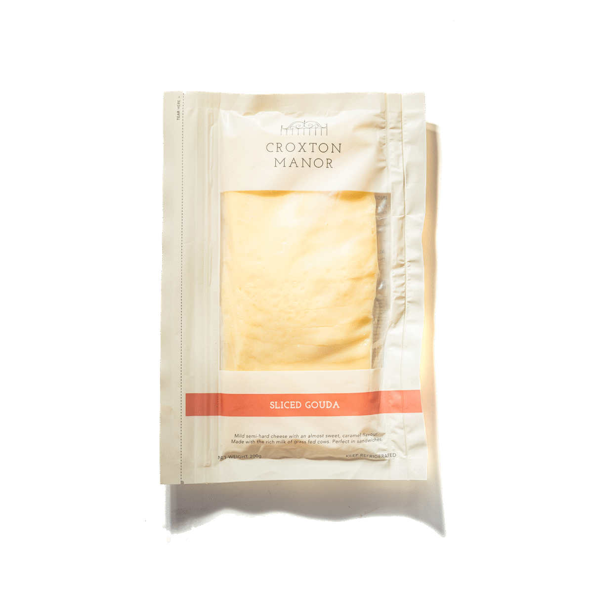 Croxton Manor Gouda Cheese Slices-200g - Image 1