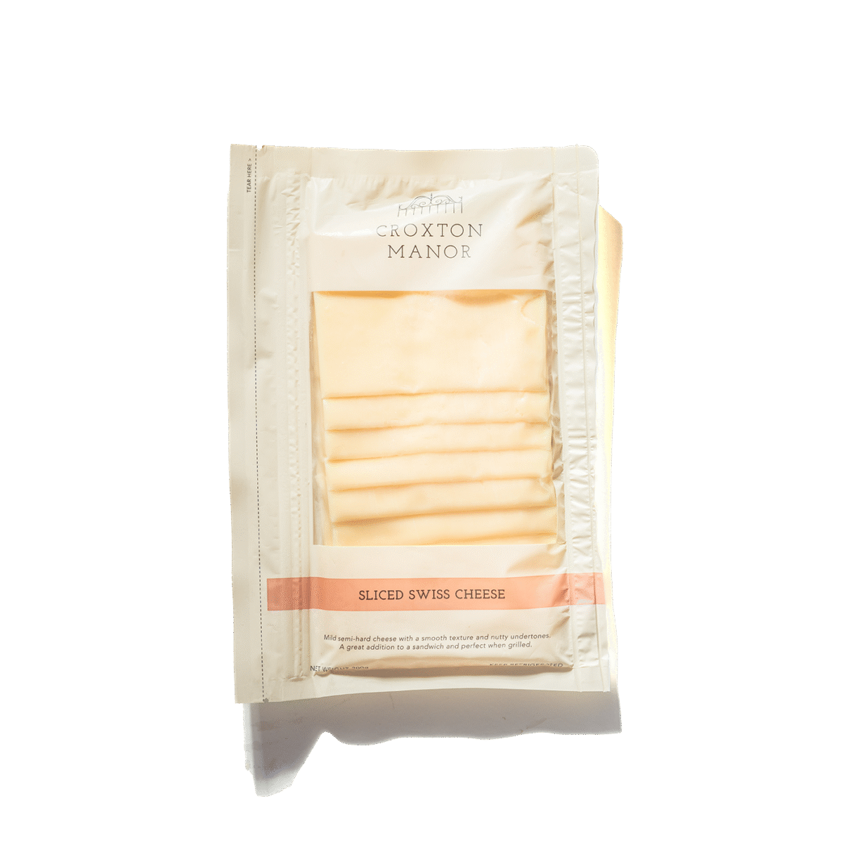 Swiss Cheese Slices-Crixton Manor-200g - Image 1