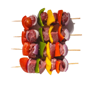 Steak BBQ Skewers -(4 skewers)