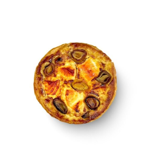 Salmon& Leek Quiche -Frozen
